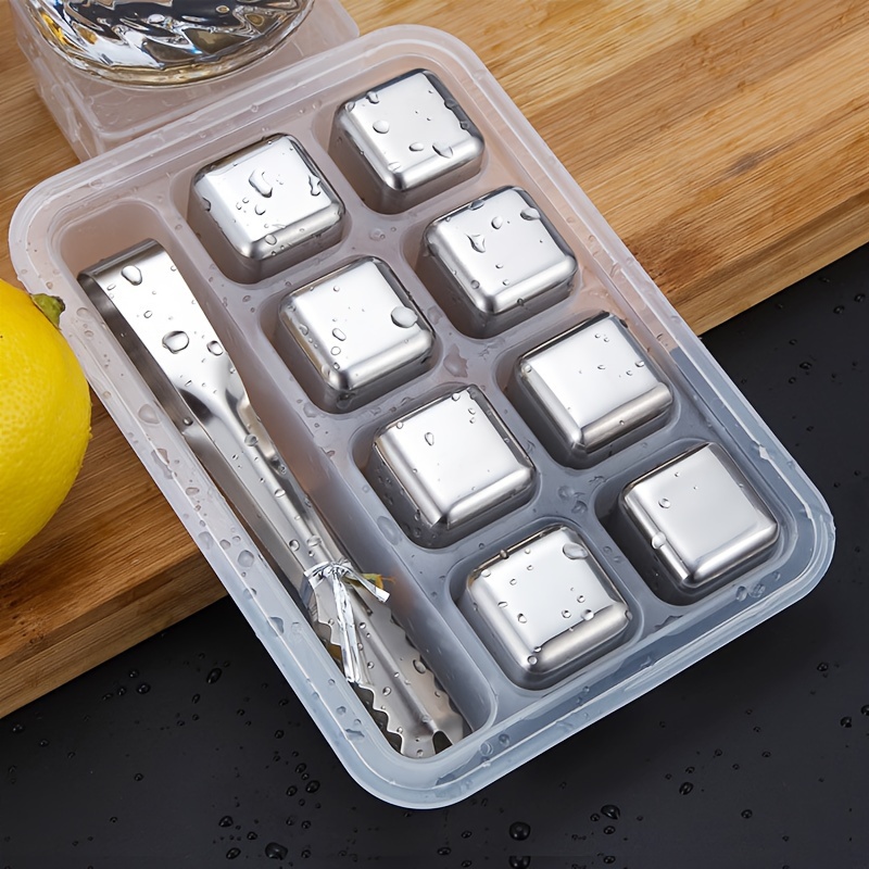 Wine Beer Whiskey - Whiskey Chilling Stones Stainless Steel Reusable