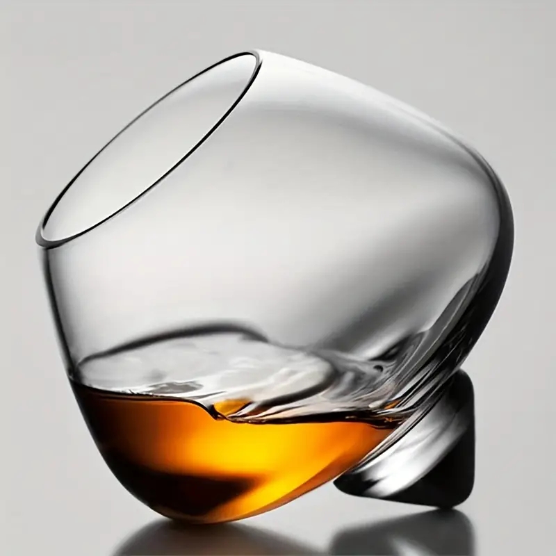 Wine Beer Whiskey - 250ml Whisky Glasses Belly Beer Rotating