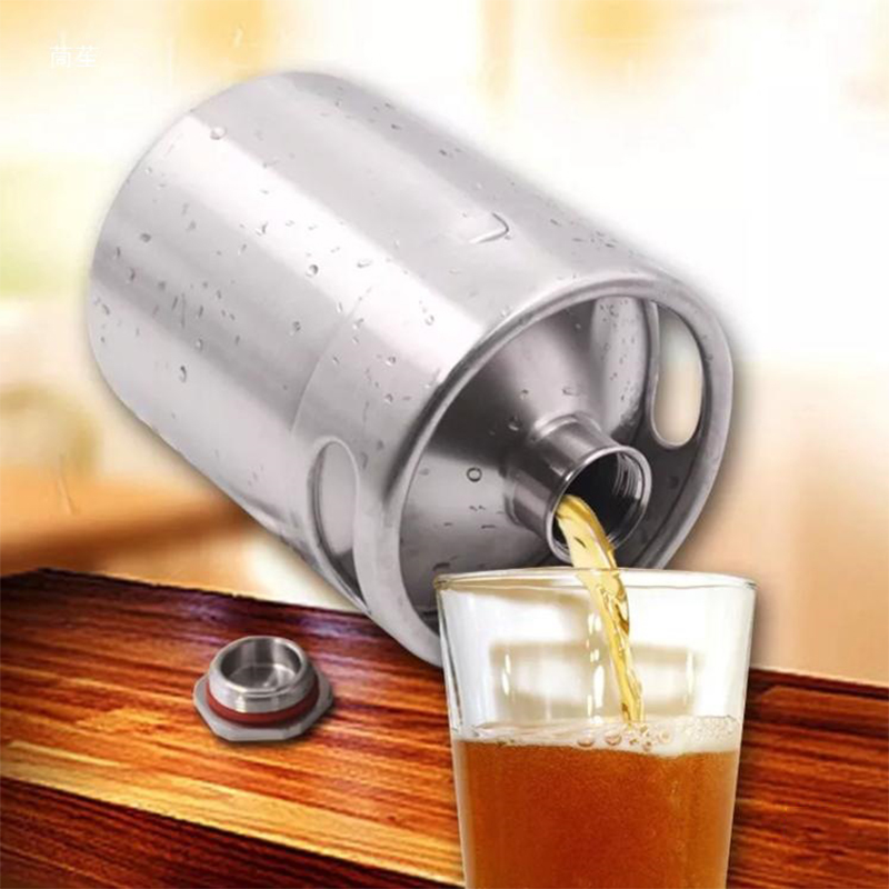 Wine Draft Beer - 5L Stainless Steel Mini Beer Keg