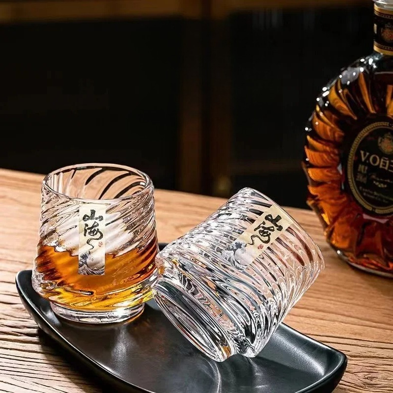 Wine Beer Glass - Glass Whiskey Cup Set Shanhai Cup