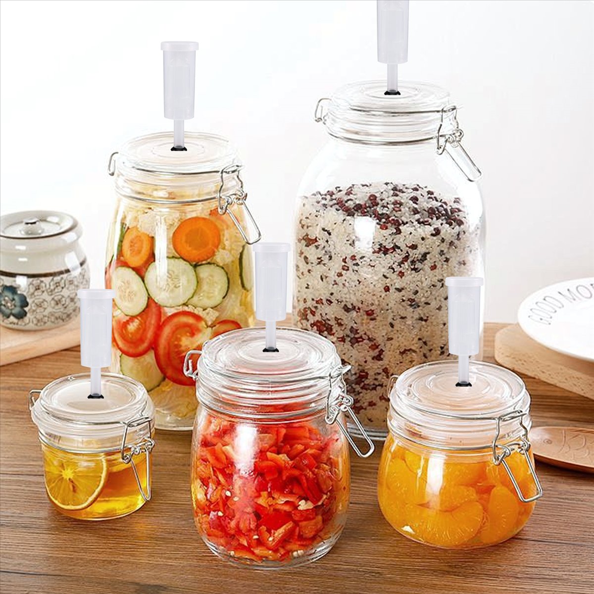 Beer Wine Kit - ABFS Fermentation Lids Kit,Airlock for Fermentation