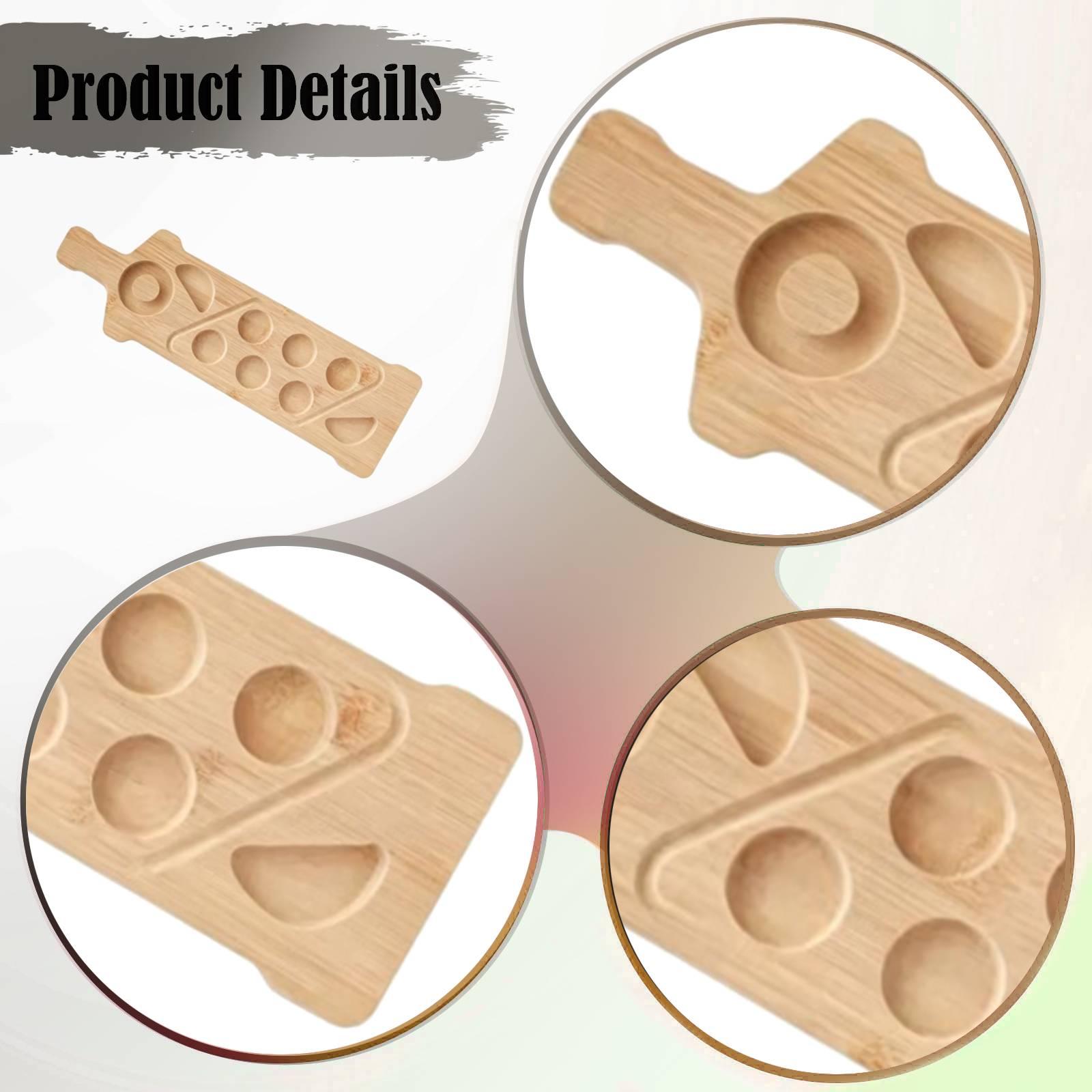 Wine Beer Tasting - Flight Paddle Freestanding Compact Decorative Wine