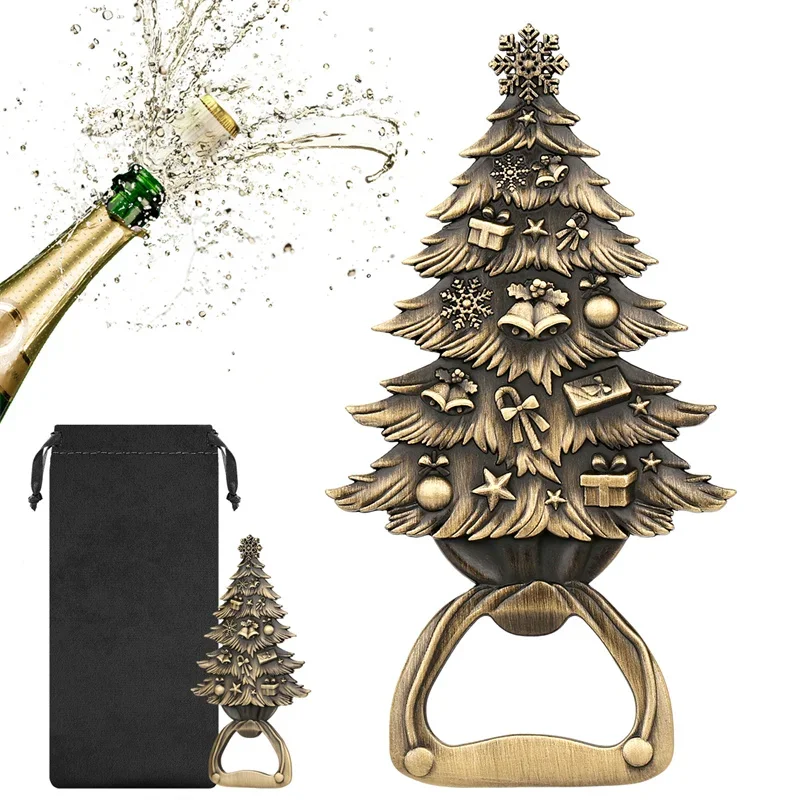 Beer And Wine Festival - Christmas Tree Bottle Opener Festival Holiday