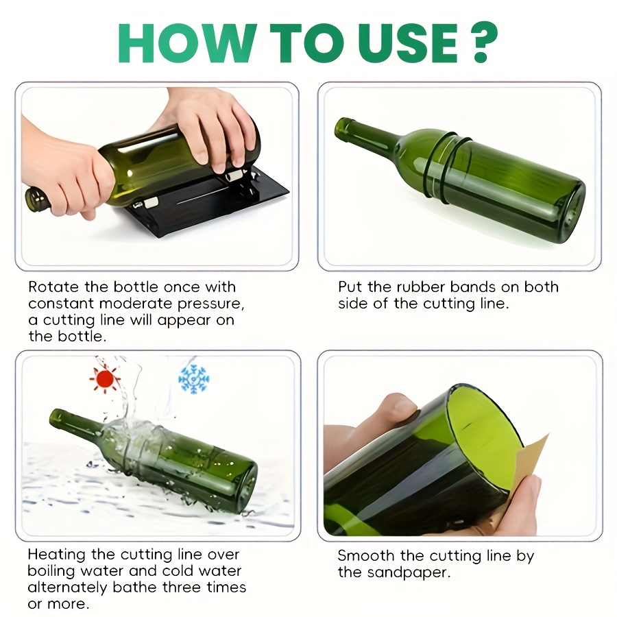 Adjustable Glass Bottle Cutter - Beer Wine Kit recension och pris