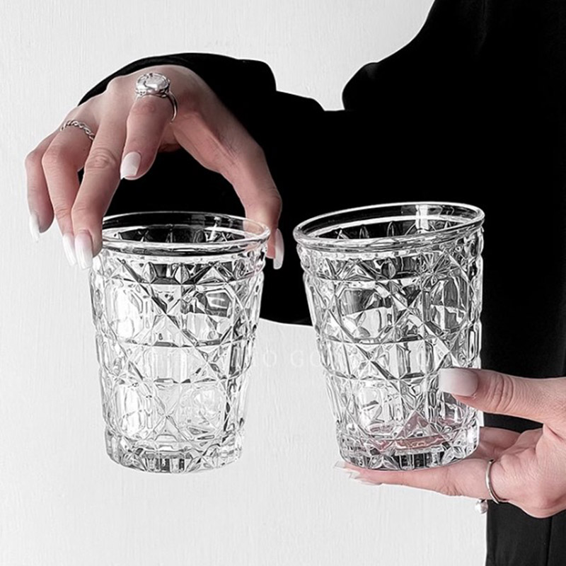 2pcs 310ml Vintage Diamond Pat - Wine Beer Whiskey recension och pris