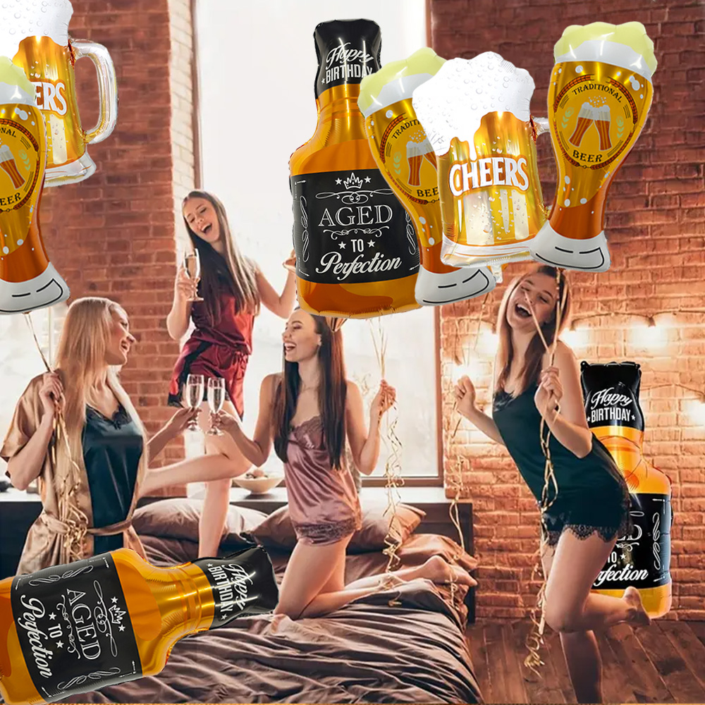 3 Whiskey Glasses, 3 Happy Bee - Wine Beer Whiskey recension och pris