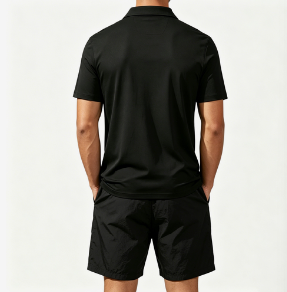 Men's Short-Sleeved Polo Set,  - Beer & Wine Grab recension och pris