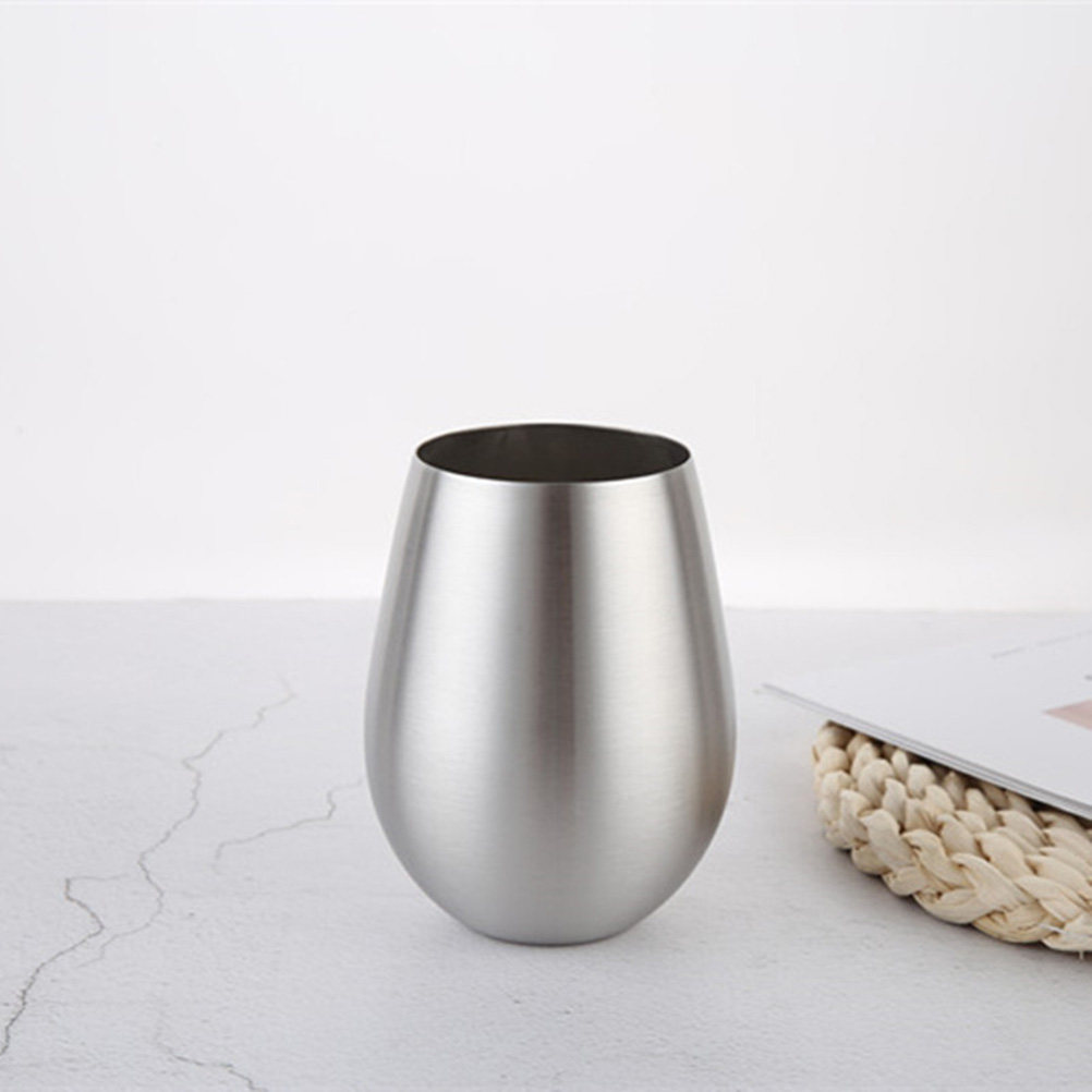 18Oz Stainless Steel Egg Shape - Wine Beer Glass recension och pris