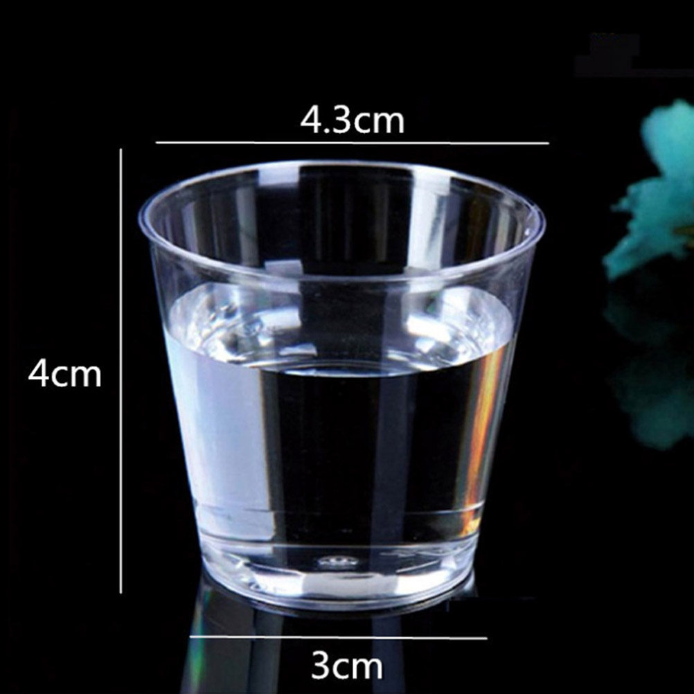 50Pcs Transparent Disposable H - Wine Beer Tasting recension och pris