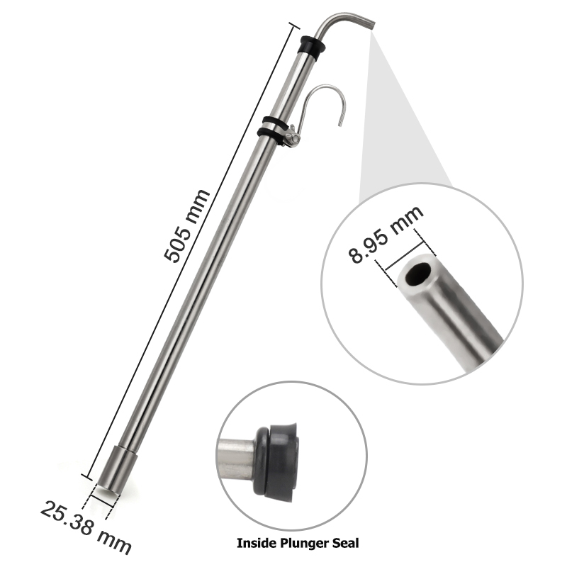 Stainless Steel Beer Siphon Wi - Beer Wine Kit recension och pris