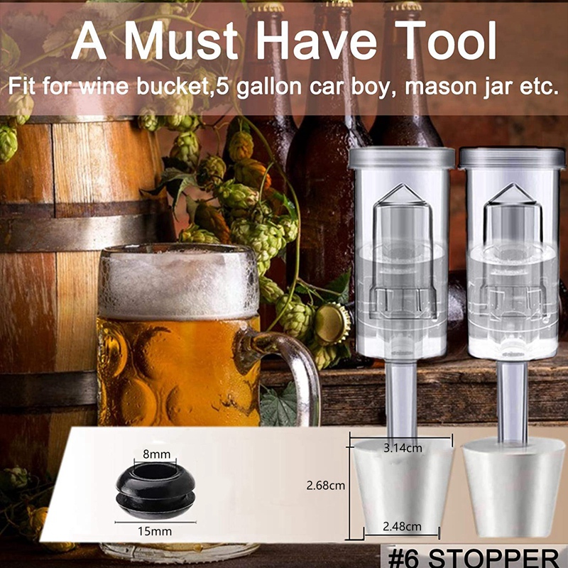 YLS-Fermentation Lids Airlock  - Beer Wine Kit recension och pris