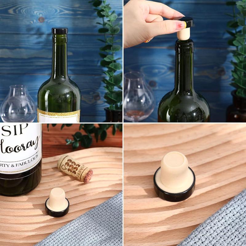 10Pcs Wine Bottle Cork Stopper - Wine Beer Tasting recension och pris