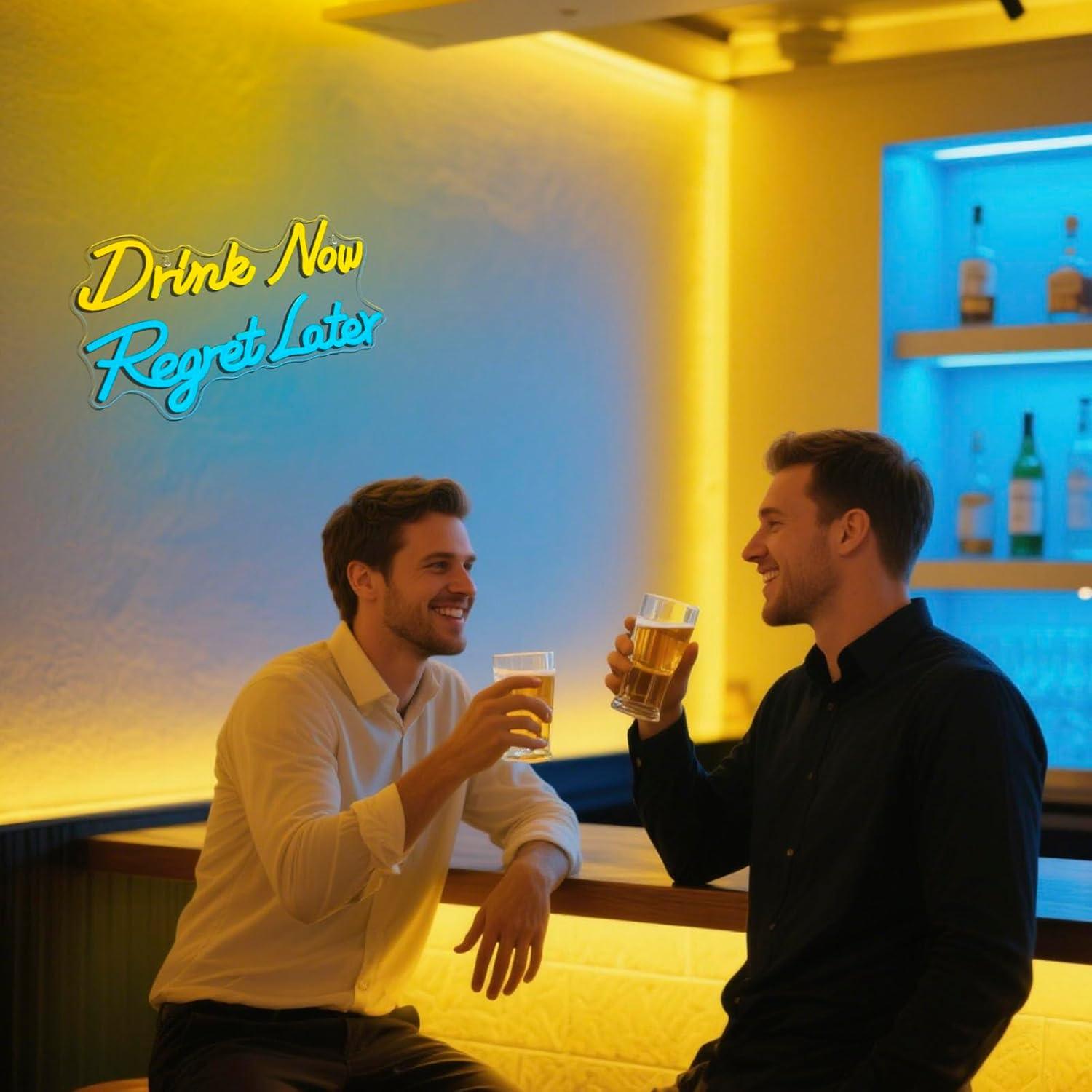Beer Neon Sign Drink Now Regre - Beer & Wine Grab recension och pris