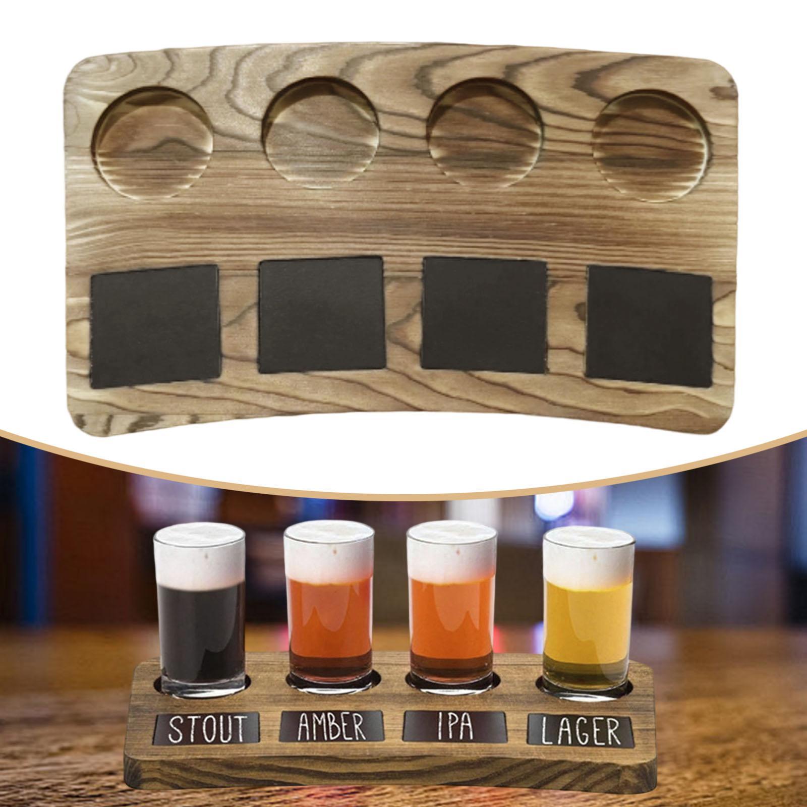 Flight Board Wood for Wine Tas - Wine Beer Tasting recension och pris