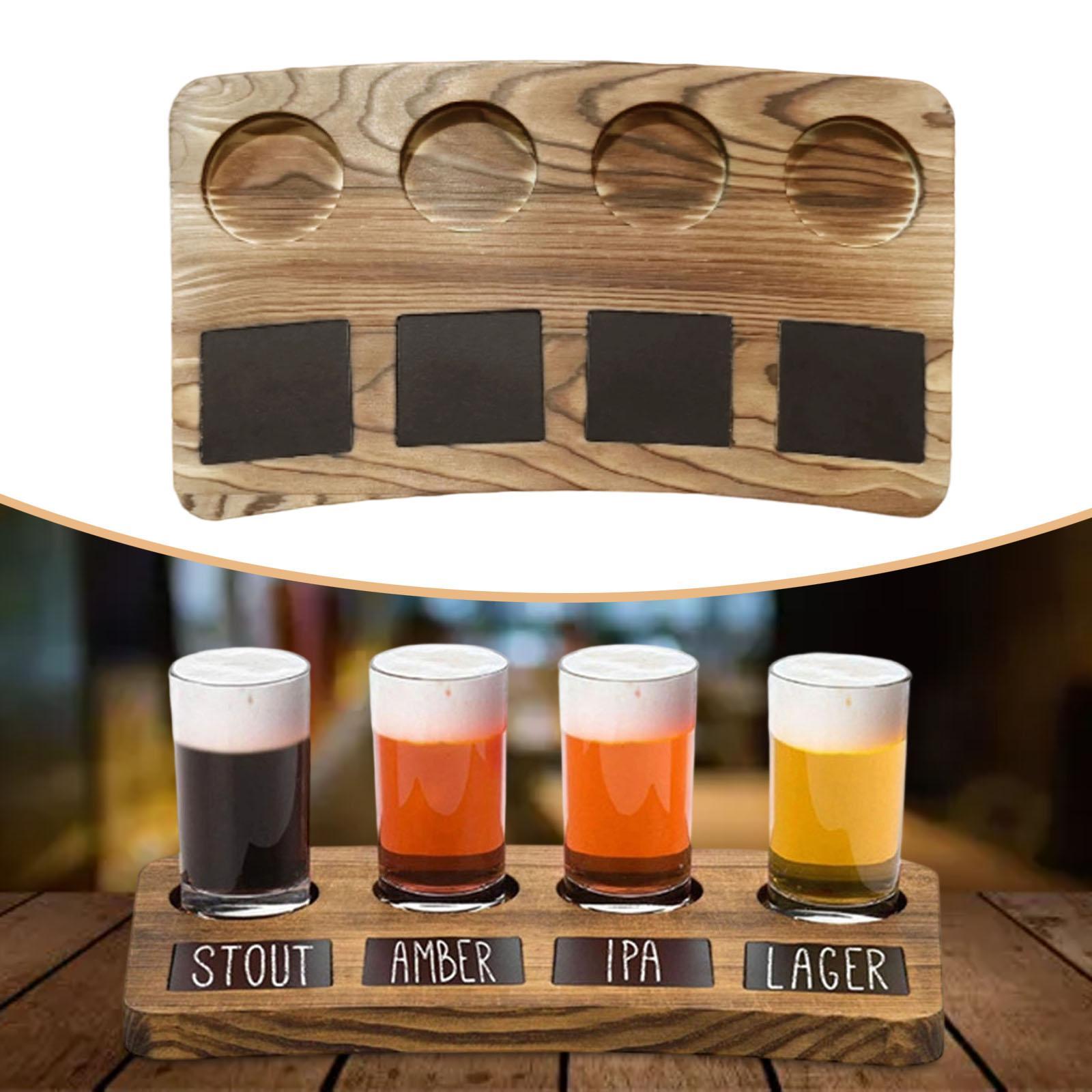 Flight Board Wood for Wine Tas - Wine Beer Tasting recension och pris