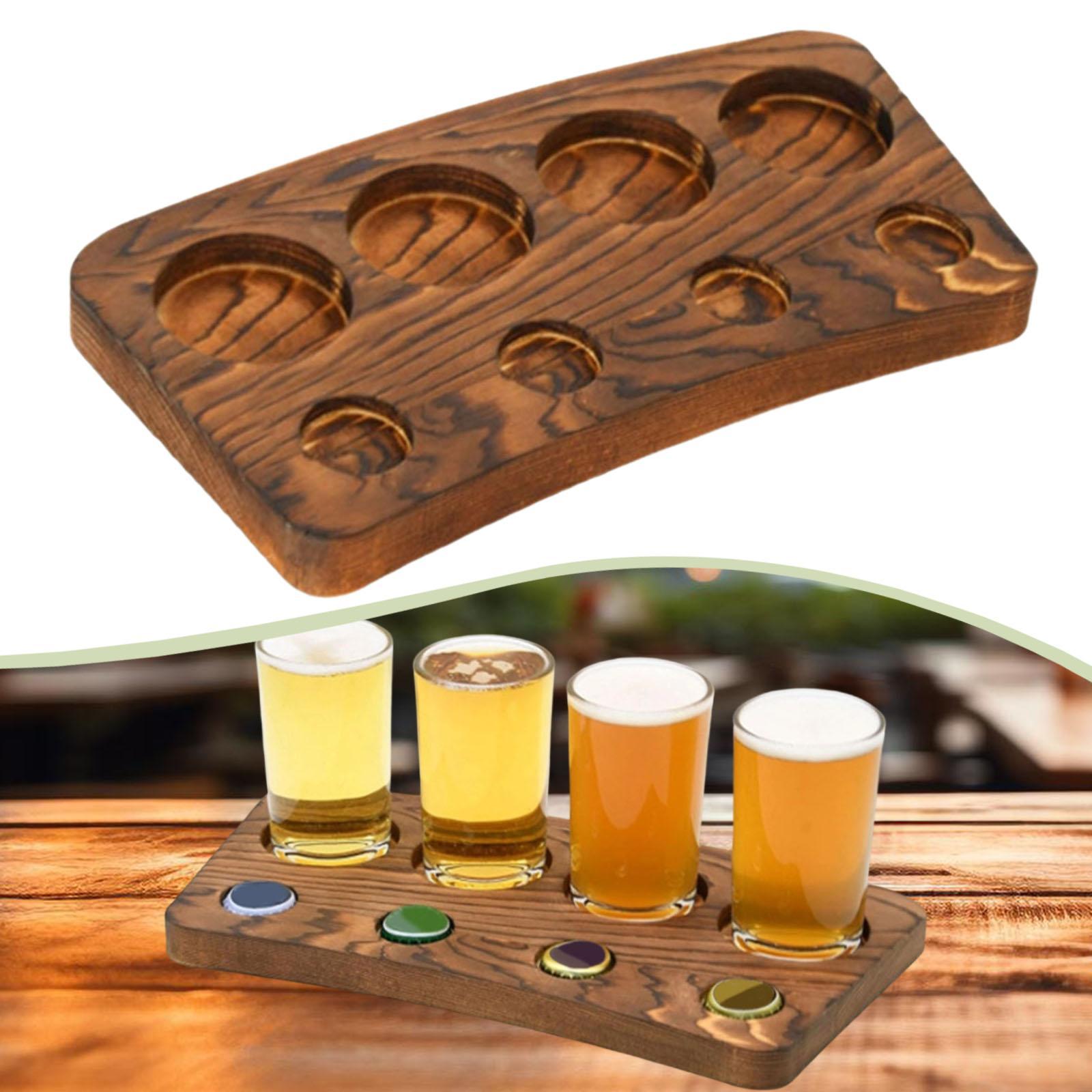 Flight Board Wood for Wine Tas - Wine Beer Tasting recension och pris
