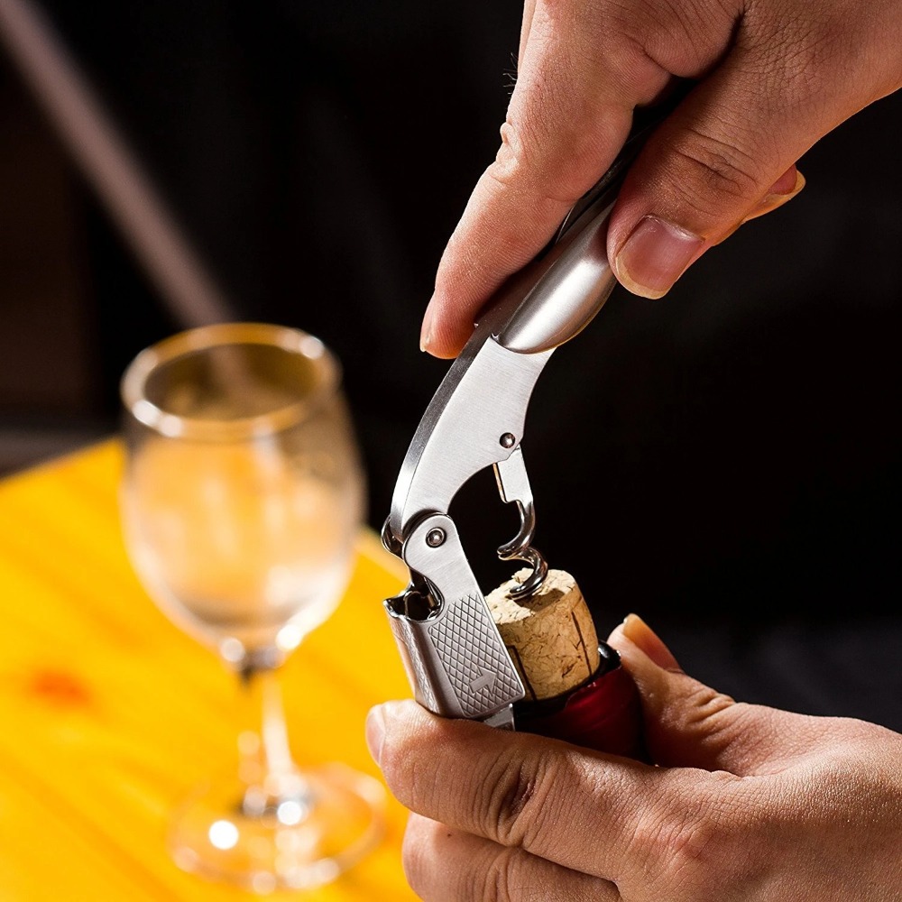 Portable Wine Corkscrew Opener - Beer Wine Kit recension och pris