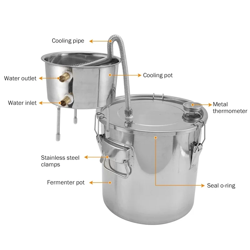 22L Alcohol Brewing Distiller  - Beer Wine Kit recension och pris