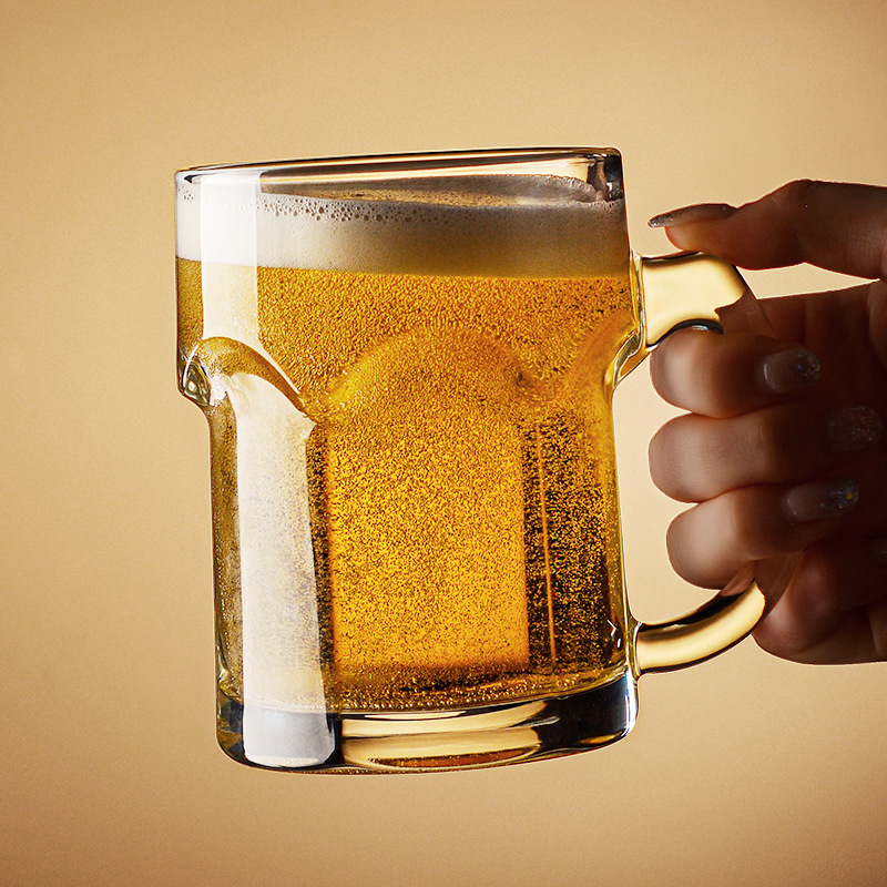 Household beer mug with handle - Wine Beer Glass recension och pris