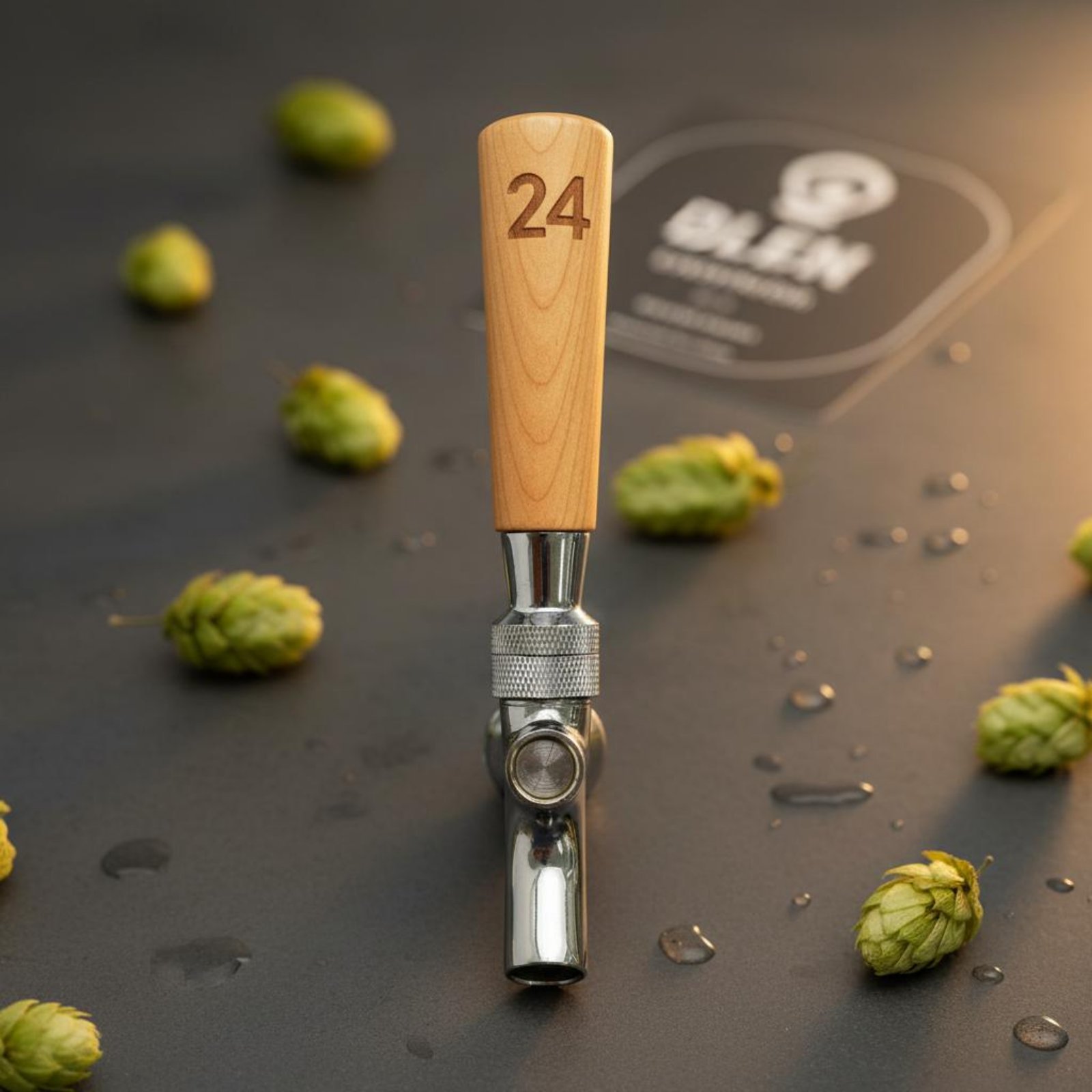 Short Wooden Beer Handle Solid - Wine Beer & Deli Reviews recension och pris