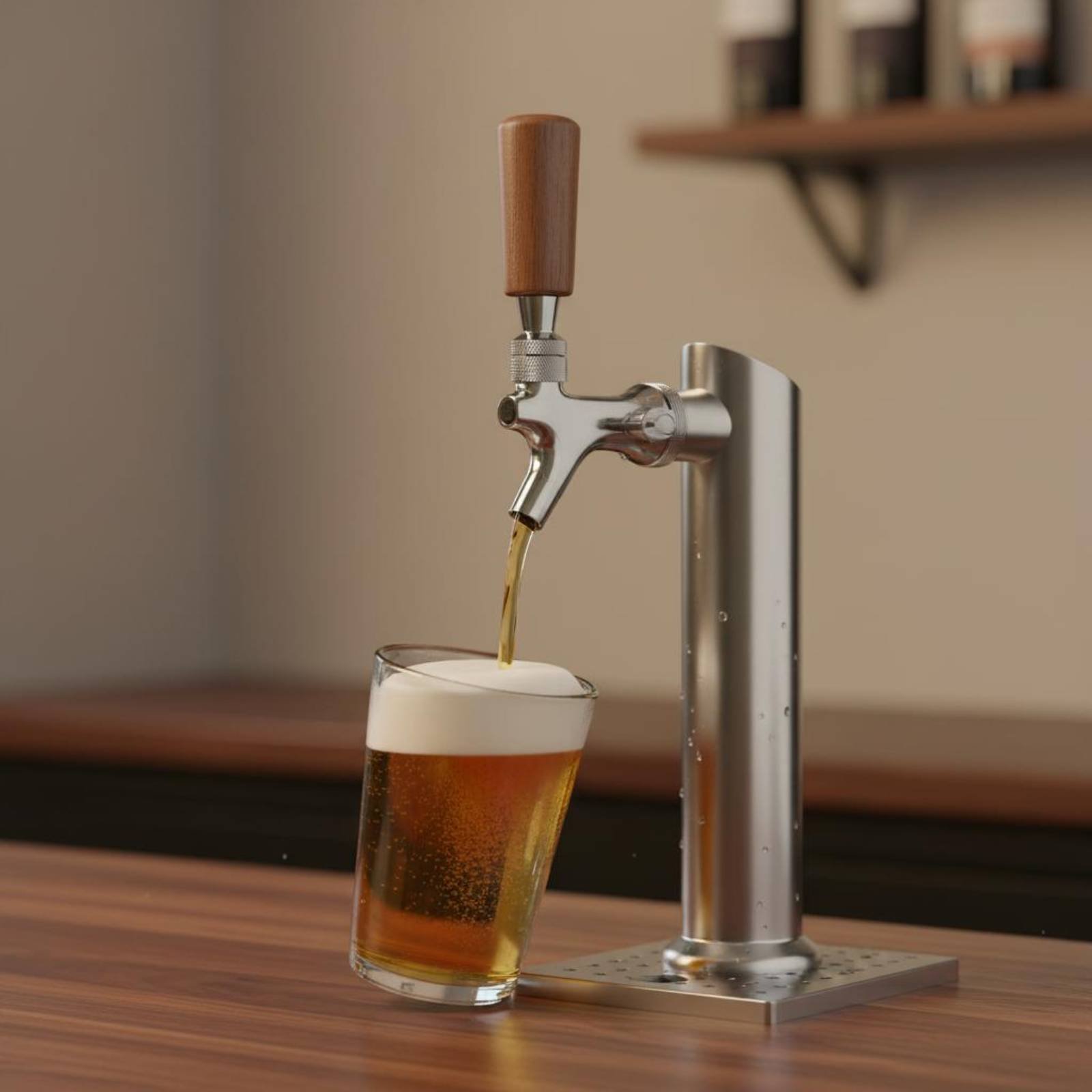 Short Wooden Beer Handle Solid - Wine Beer & Deli Reviews recension och pris