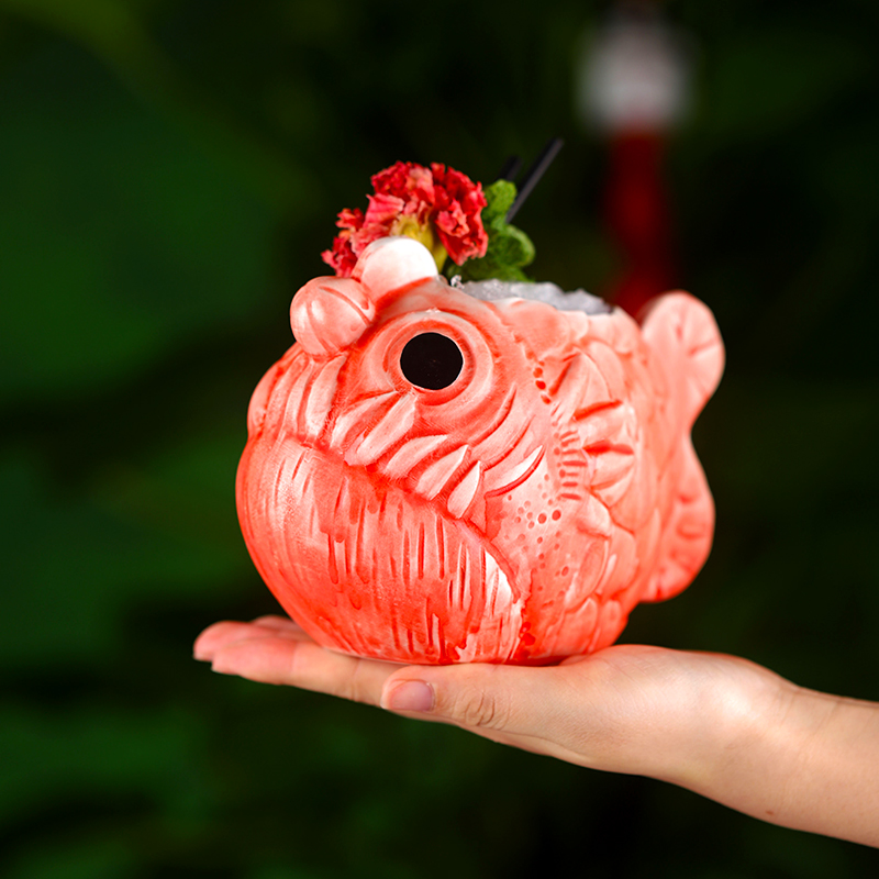 Cute Lantern Fish Cocktail Gla - Wine Beer Glass recension och pris