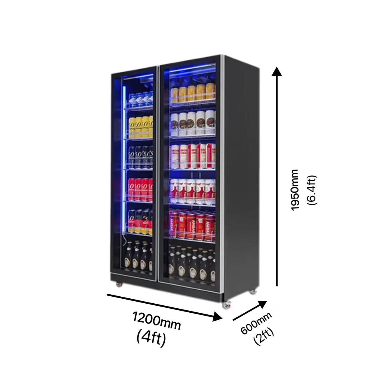 Double-door Air-cooled Refrige - Beer & Wine Grab recension och pris